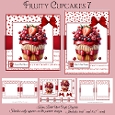 Fruity Cupcakes 7 Mini Kit 5x7 & 6x6 Cards