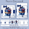 Fruity Cupcakes 8 Mini Kit 5x7 & 6x6 Cards