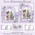 Christmas Lilac Cuties 1 Mini Kit 5x7 & 6x6 Cards