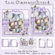 Christmas Lilac Cuties 4 Mini Kit 5x7 & 6x6 Cards