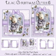 Christmas Lilac Cuties 6 Mini Kit 5x7 & 6x6 Cards