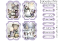Christmas Lilac Cuties Toppers & Sentiments Kit 1