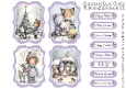 Christmas Lilac Cuties Toppers & Sentiments Kit 2
