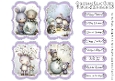 Christmas Lilac Cuties Toppers & Sentiments Kit 5