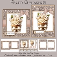 Fruity Cupcakes 14 Mini Kit 5x7 & 6x6 Cards