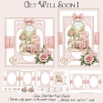 Get Well Soon/Birthday Mini Kit 5x7 & 6x6 Cards 1
