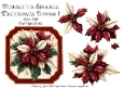 Poinsettia Sparkle Decoupage 1 Topper