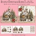 Shaped Christmas Scene 2 Mini Kit