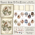 Female Signs of the Zodiac 6x6 & 5x7 cards