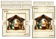 The Nativity 1 Card Fronts & Sentiments - 6x6 & 5x7