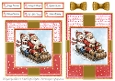 Cute Santa and Snowman 3 Card Fronts & Sentiments - 6x6 & 5x7