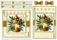Deck the Halls 5 Card Fronts & Sentiments - 6x6 & 5x7