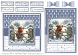 Highland Cow & Robin 3 Card Fronts & Sentiments - 6x6 & 5x7