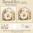 Shaped Cream & Gold Mini Kit 