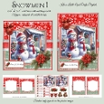 Snowmen 1 Mini Kit 6x6 & 5x7 Cards