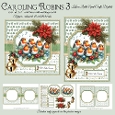 Caroling Robins 3 Mini Kit 6x6 & 5x7 Cards