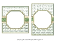 Caroling Robins 2 Inserts - 6x6 & 5x7