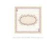 Dahlia One Layer Card Front Kit -Insert