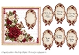 Red Roses 8 One Layer Card Front Kit