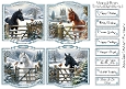 Horse & Robin Toppers & Sentiments Kit 1