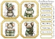 Cute Mices Toppers & Sentiments 5