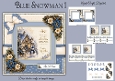 Blue Snowman 1 - 6x6 Mini Kit