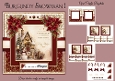 Burgundy Snowman 1 - 6x6 Mini Kit