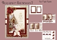 Burgundy Snowman 2 - 5x7 Mini Kit
