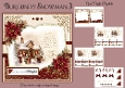 Burgundy Snowman 3 - 6x6 Mini Kit