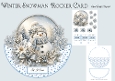 Winter Snowman Rocker Card 7x7