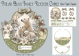 Polar Bear Family Rocker Card 7x7