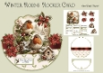 Winter Robins Rocker Card 7x7