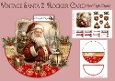 Vintage Santa 2 Rocker Card 7x7