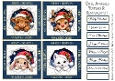 Cute Animals Toppers & Sentiments 1