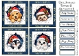 Cute Animals Toppers & Sentiments 6