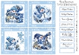 Blue Christmas Toppers & Sentiments 1