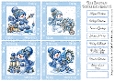 Blue Christmas Toppers & Sentiments 2