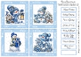 Blue Christmas Toppers & Sentiments 3