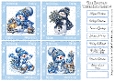 Blue Christmas Toppers & Sentiments 4