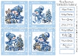 Blue Christmas Toppers & Sentiments 5
