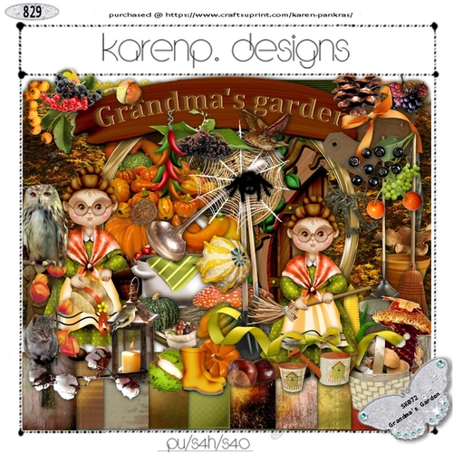 829-SK072-GrandmasGarden