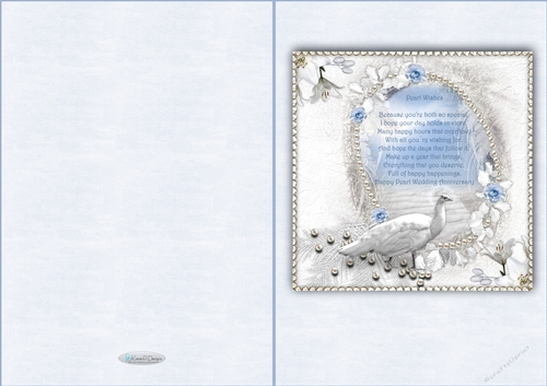 A4sheet-A5PeacockPearlWishes