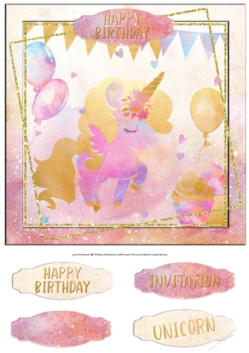 A4sheet-8Unicorn-HappyBirthday