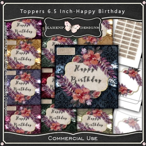 KPD202101c047-Toppers 6.5 inch HappyBirthday