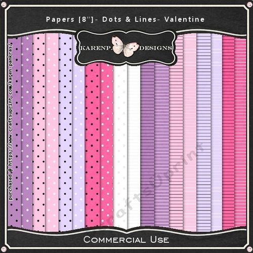 KPD202101055-Papers[8inch]-Dots&Lines-Valentine