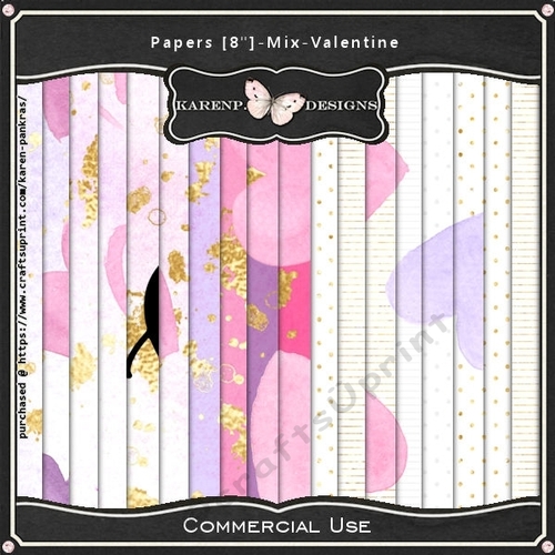 KPD202101056-Papers[8inch]-Mix-Valentine