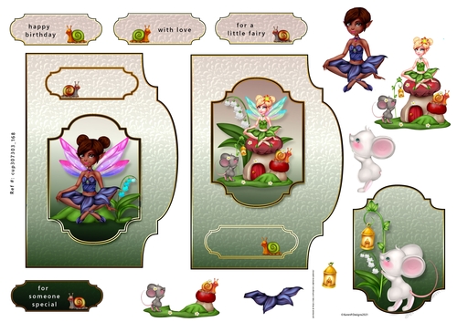KPD202101c063-FairyLand 2CardFronts