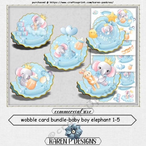 20212812-WobbleCardBundle BabyBoyElephant 1-5
