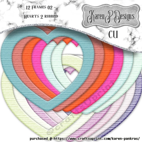 KPD-202201-12 Frames 02-Hearts2ribbed-CU