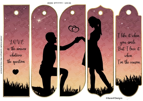KPD-202201-5Bookmarks-Love06